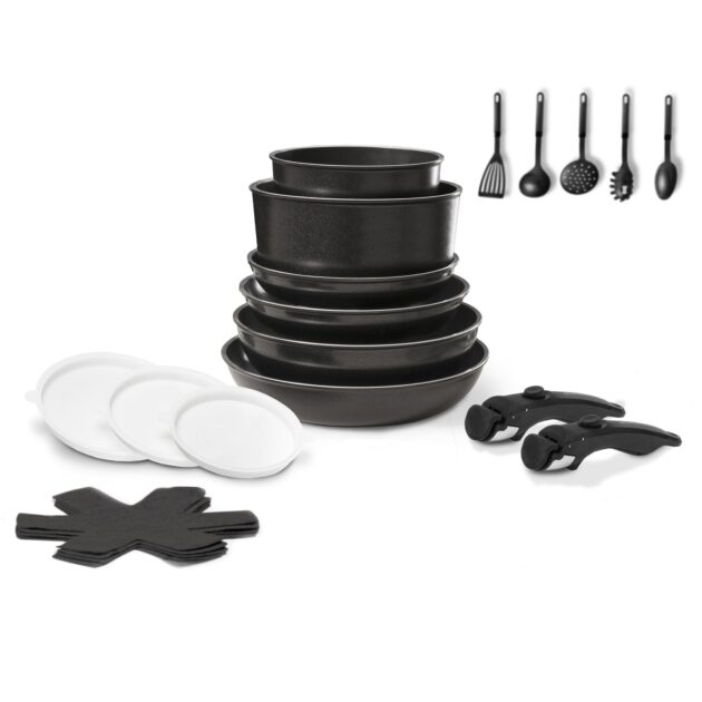 Batterie de cuisine 20 pièces Arthur Martin - AMFR1605 - Aluminium Forgé - tous feux dont induction