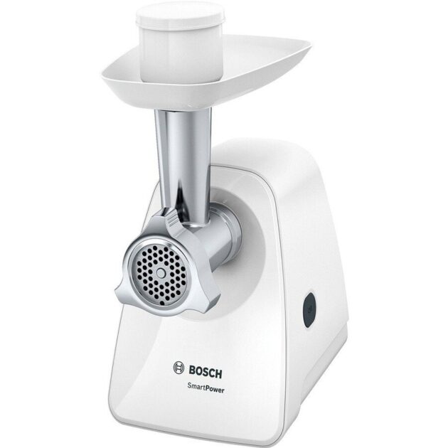 Hachoir à viande Bosch SmartPower 1500 W Blanc MFW2510W.