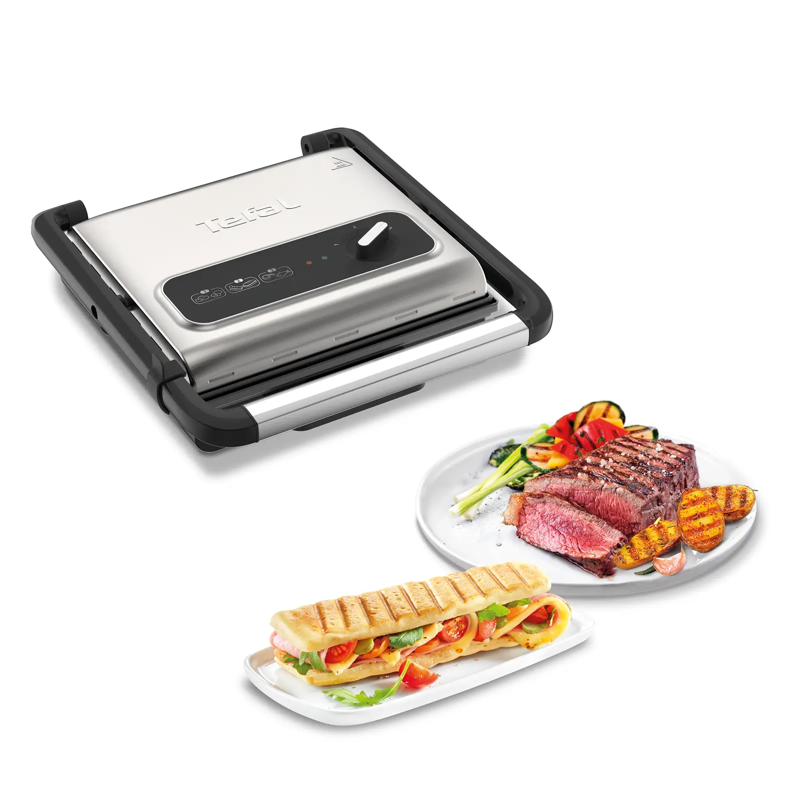 Grille Tefal Inicio Grill Adjust GC242D12