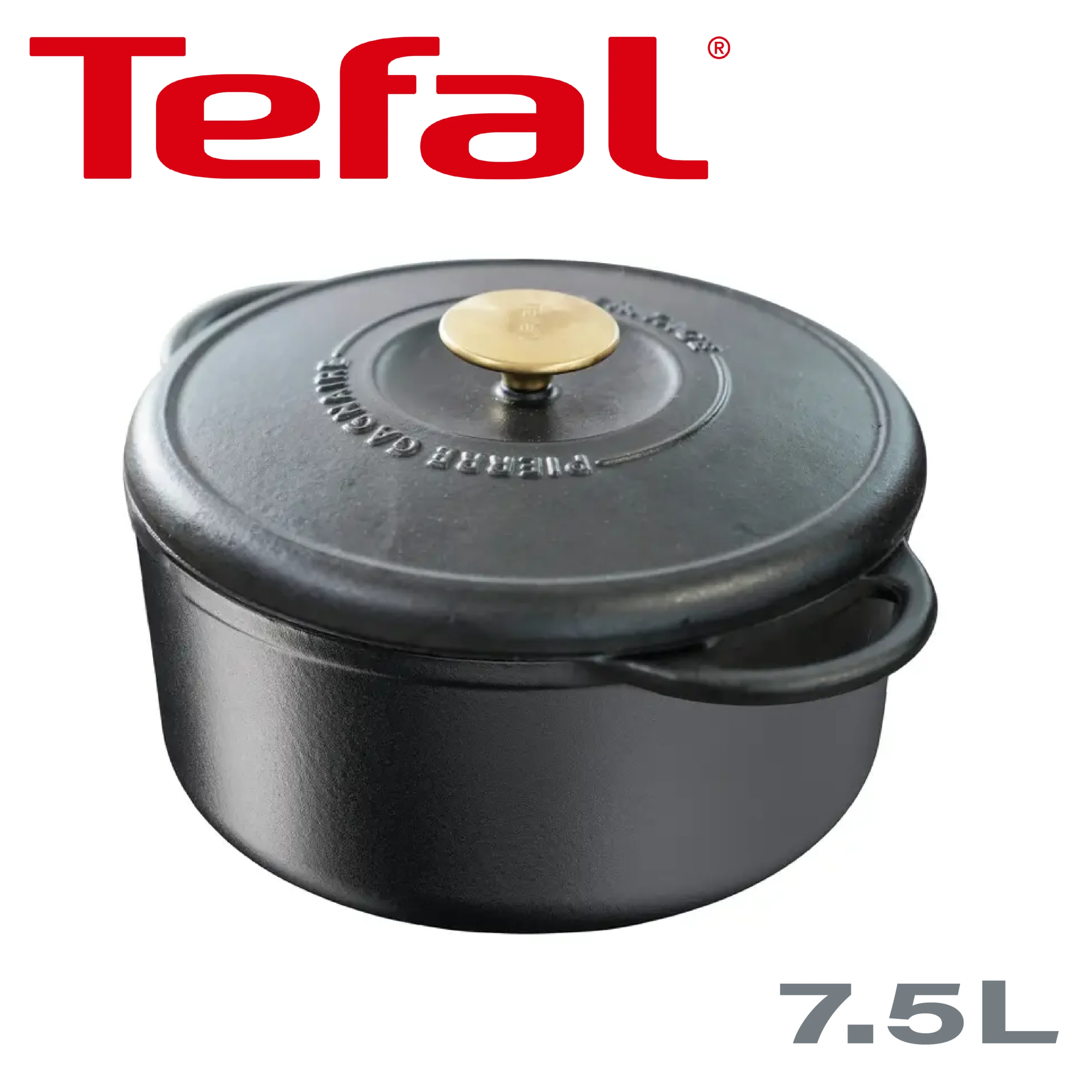 Tefal Pierre GAGNAIRE Heritage 7,5L Cocotte Fonte d'acier Ronde 29 cm Induction E2230504