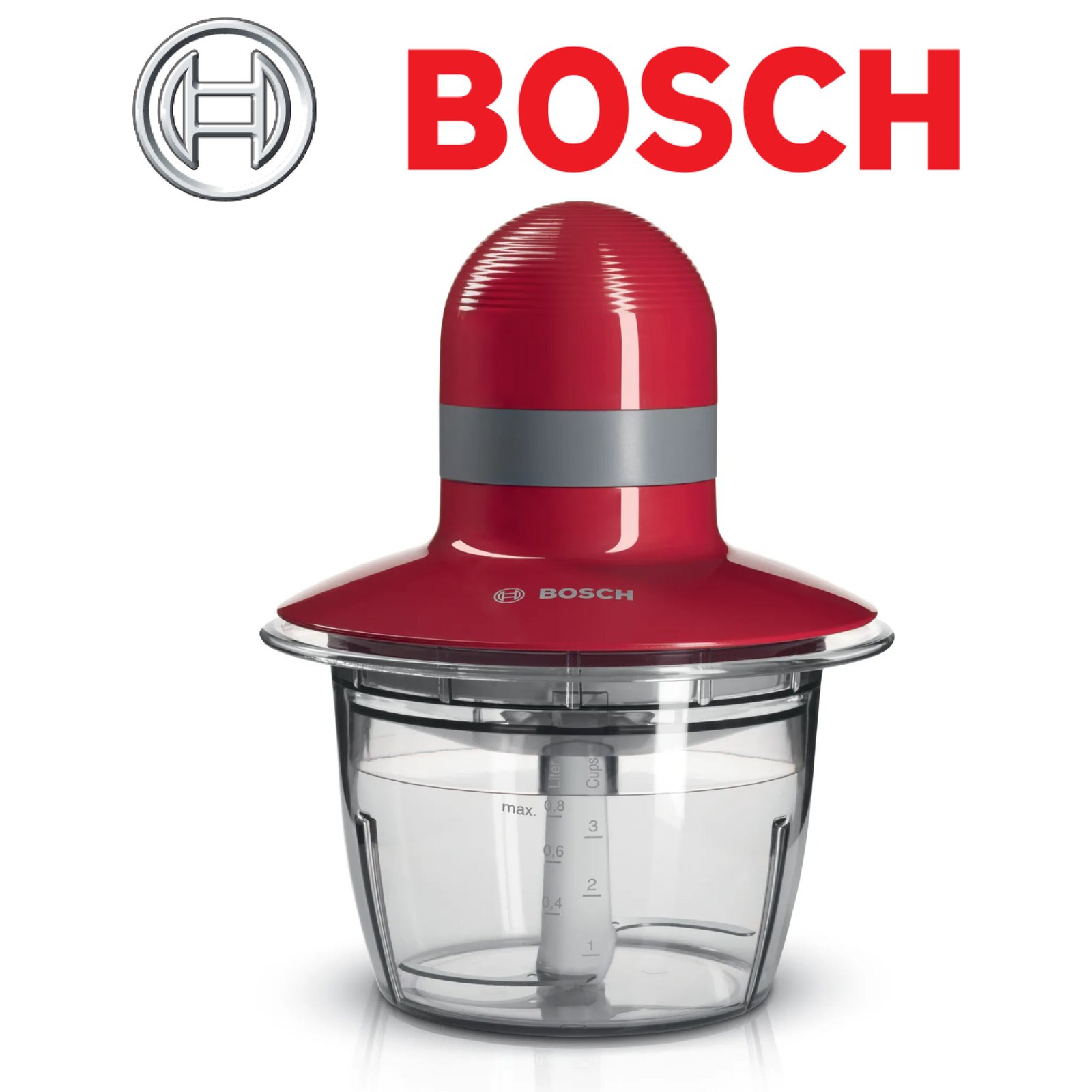 Bosch Hachoir, 400 W, 0.8 liters, Rouge MMR08R2