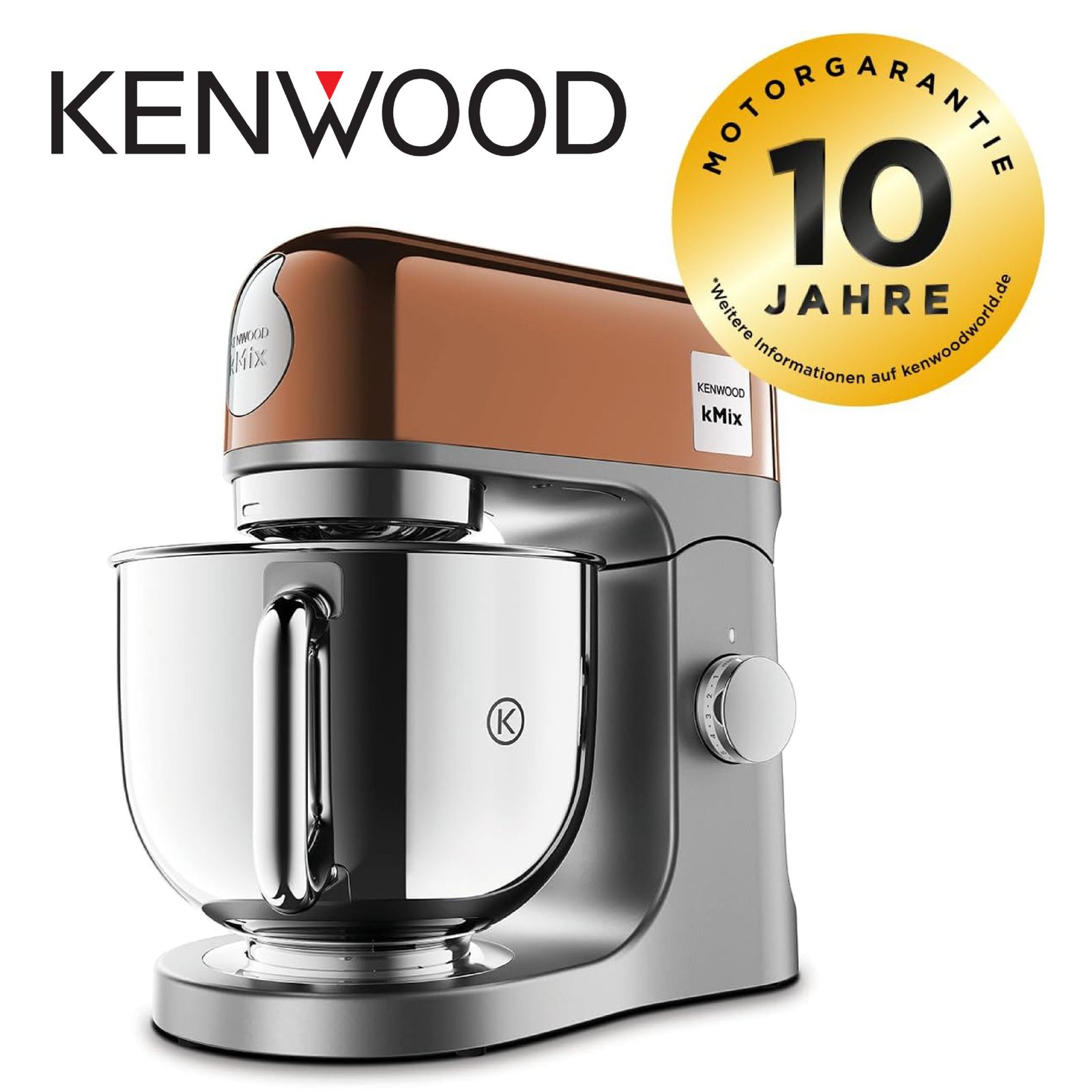 Kenwood Robots pâtissiers kMixédition cuivre chromé KMX760GD