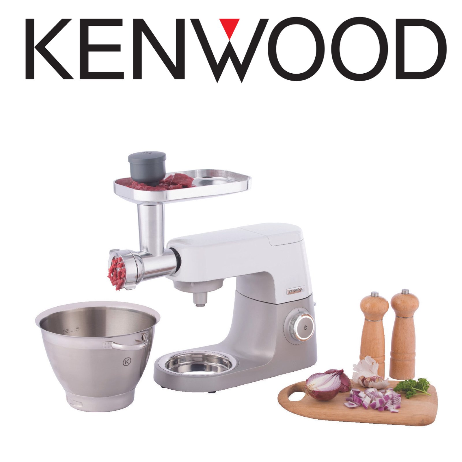 KENWOOD Accessoire robot Hachoir vis métal KAX950ME