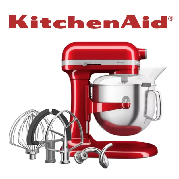 KitchenAid HEAVY DUTY ROBOT PÂTISSIER À BOL RELEVABLE 5.2L - ROUGE EMPIRE 5KSM70JPXEER