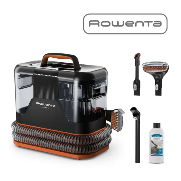 ROWENTA Clean It, Shampouineuse textile, Détacheur nettoyeur efficace contre les taches Ref: IN5011F0