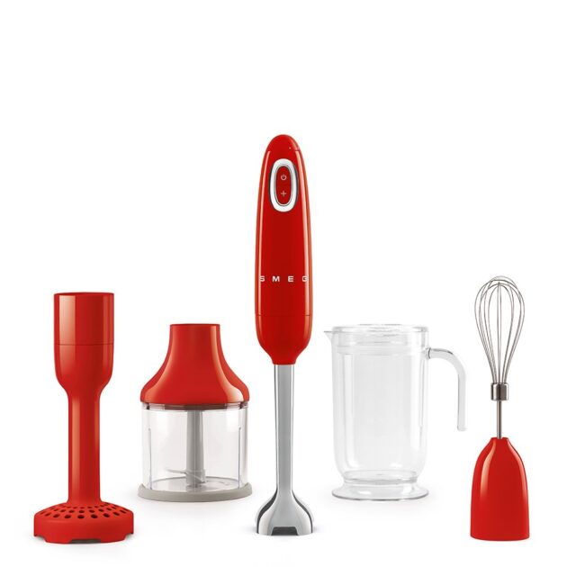 MIXEUR COFFRET SMEG ROUGE HBF22RDEU