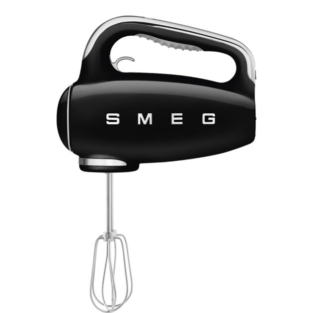 BATTEUR SMEG NOIR 250W 9 VITESSES HMF01BLEU