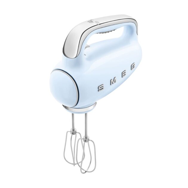 BATTEUR SMEG BLEU AZUR 250W 9 VITESSESE HMF01PBEU