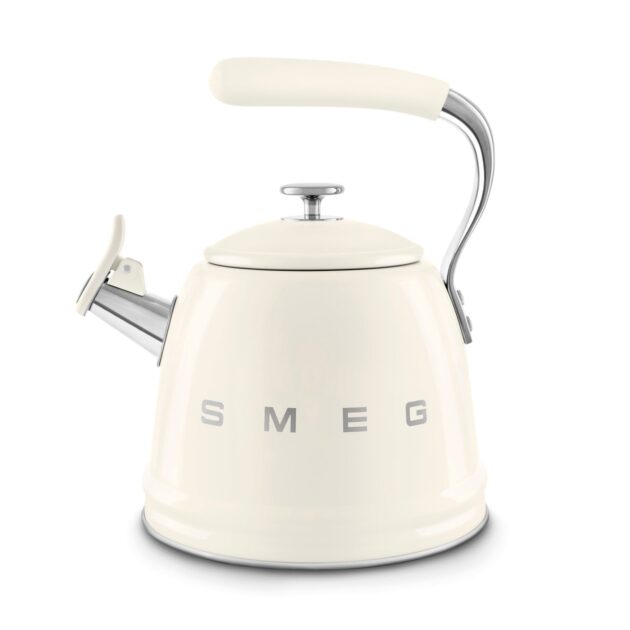Bouilloire sifflante Crème Esthétique Années 50