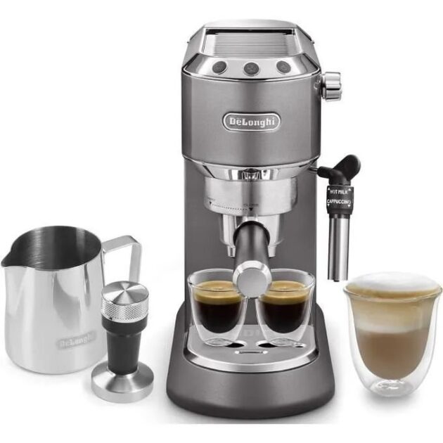Delonghi dedica cafetière à pompe metalic ec785.GY