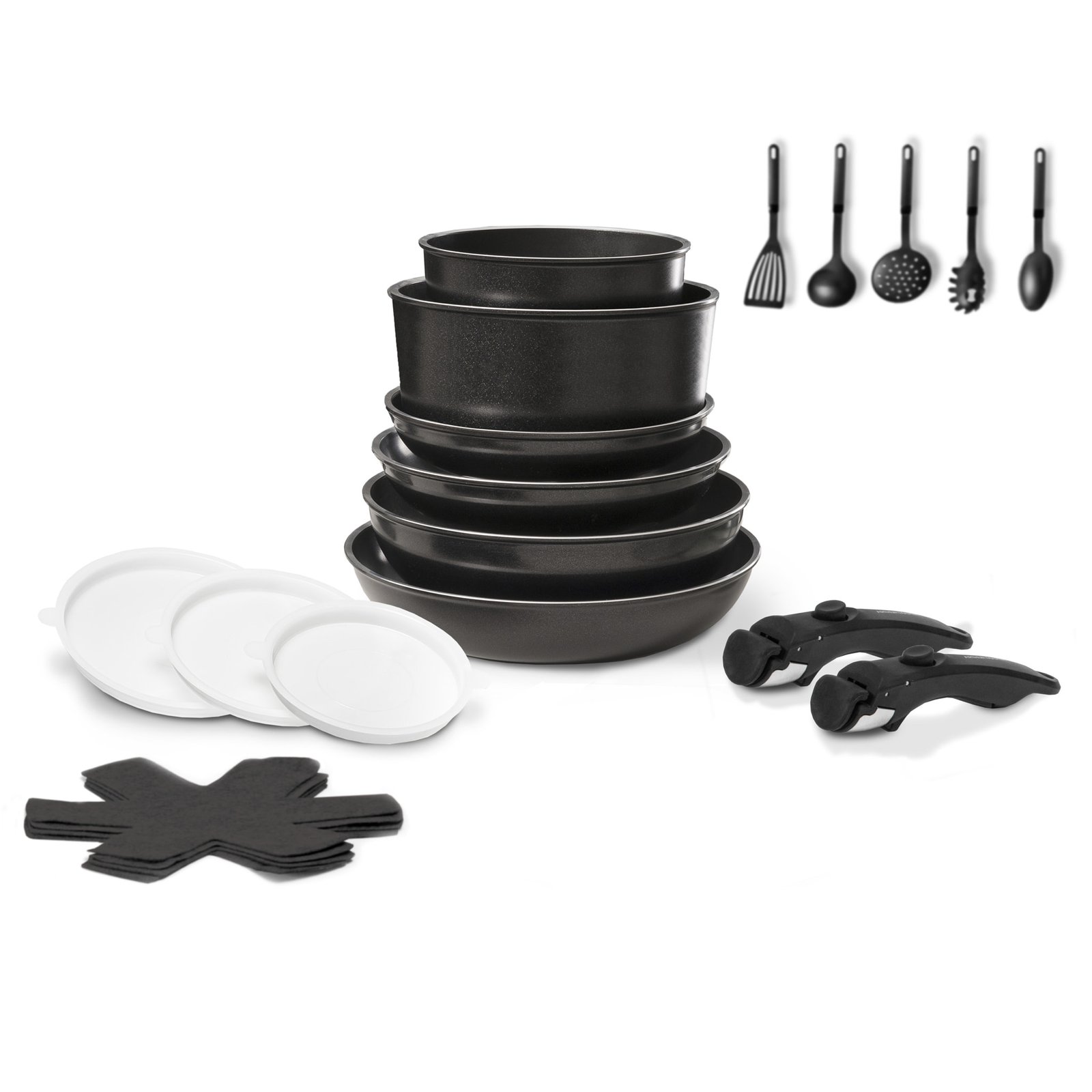 Batterie de cuisine 20 pièces Arthur Martin - AMFR1605 - Aluminium Forgé - tous feux dont induction