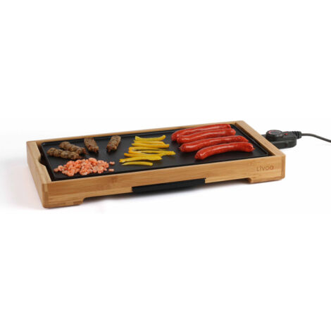 Livoo Plancha Bambou Revêtement Céramique
