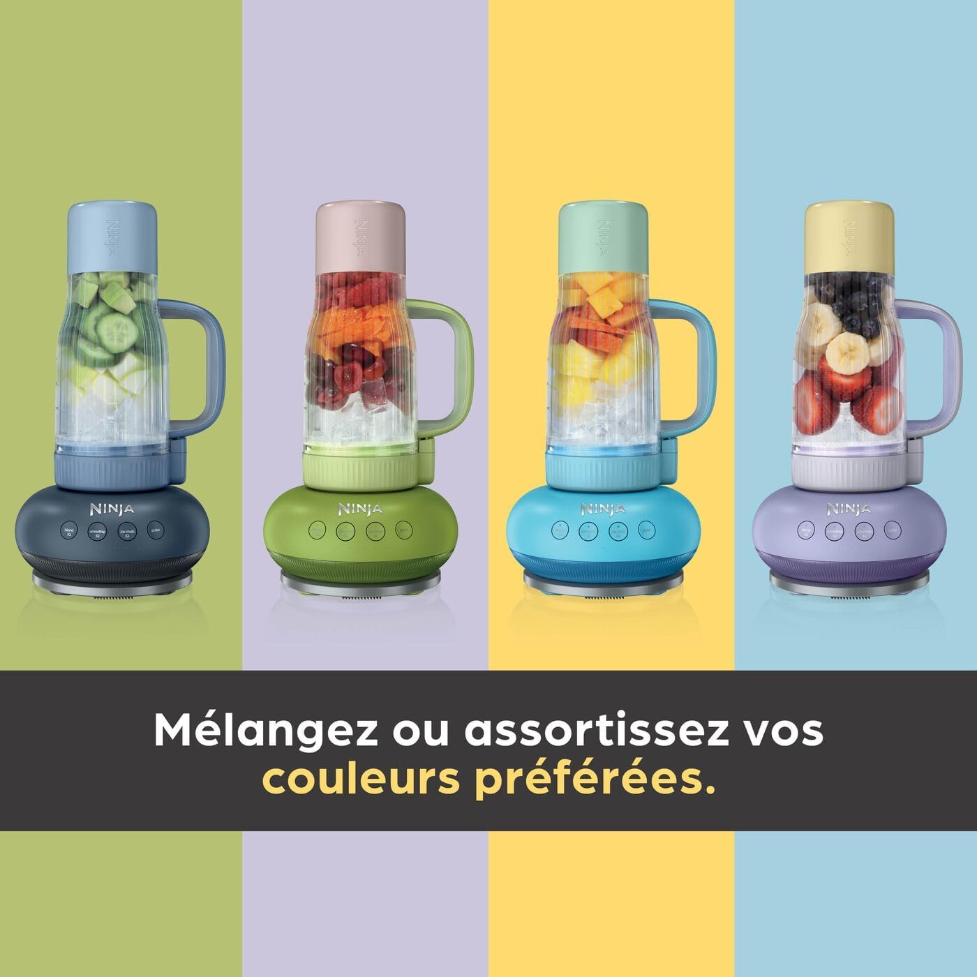 Ninja Blender portable BlendBoss avec gourde 1200W DB351EUCY - Image 2