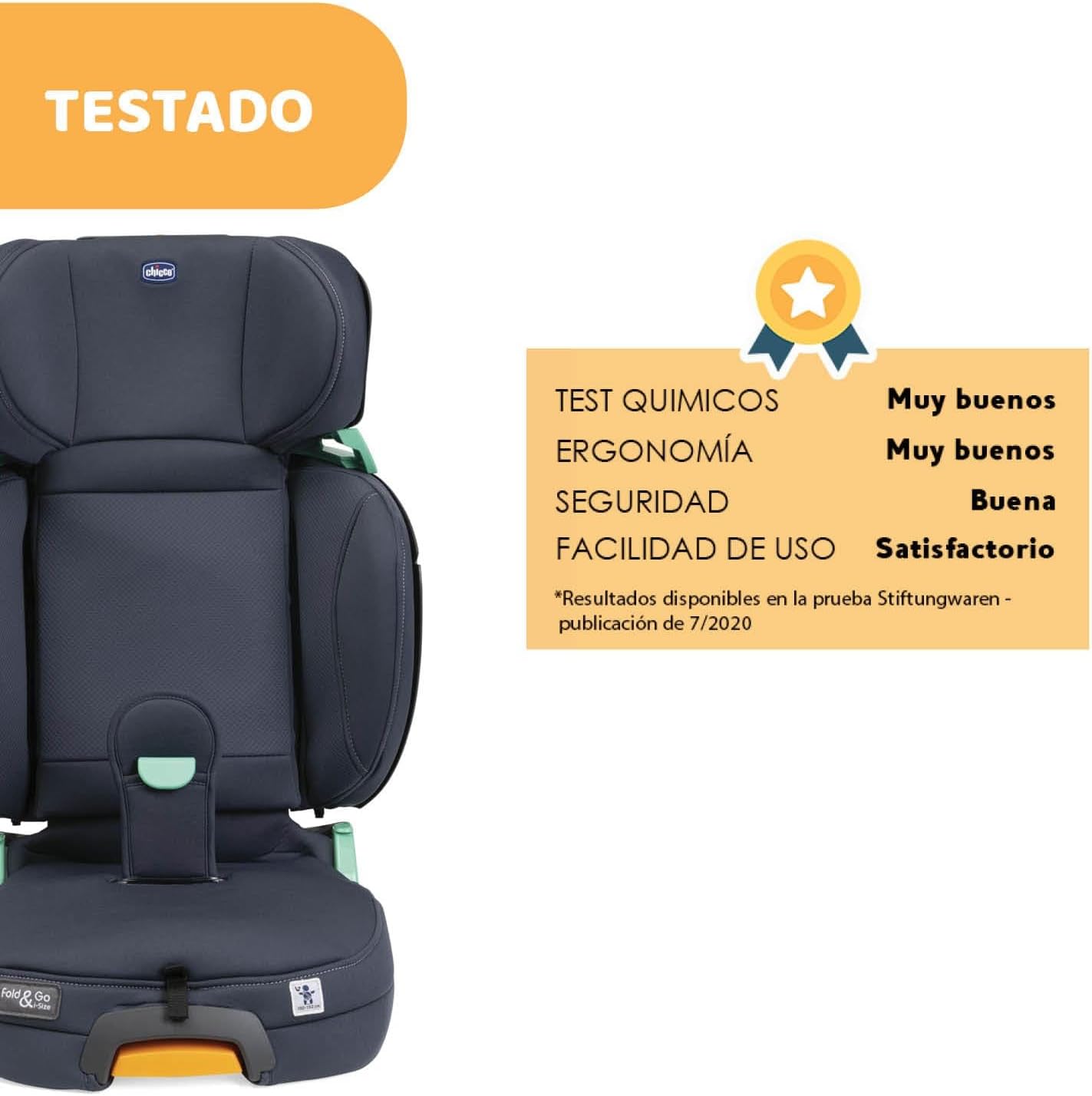 Chicco Siège auto Fold&Go I-Size 15-36 kg avec connecteurs rigides ISOFIX, groupe 2/3 pour enfants 3-12 ans - Image 8