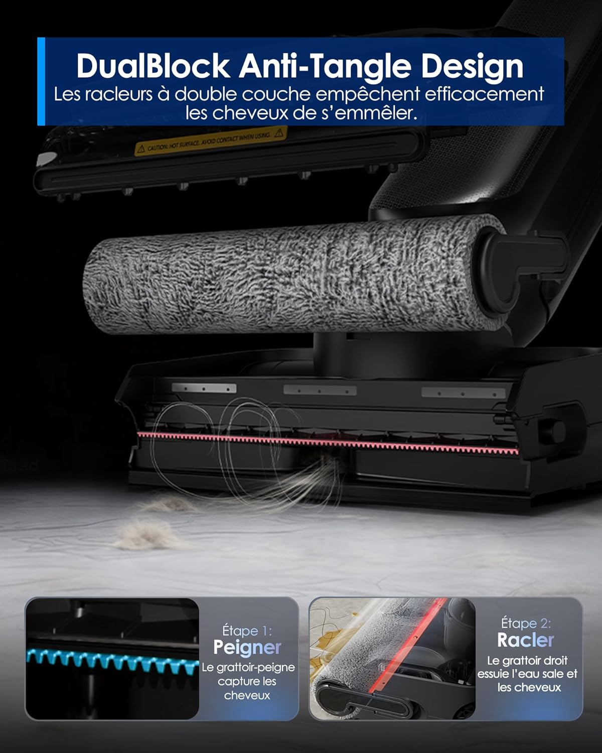 Tineco S9 Artist Steam Pro Nettoyeur Vapeur sans Fil Intelligent, HyperSteam 160℃ - Image 7