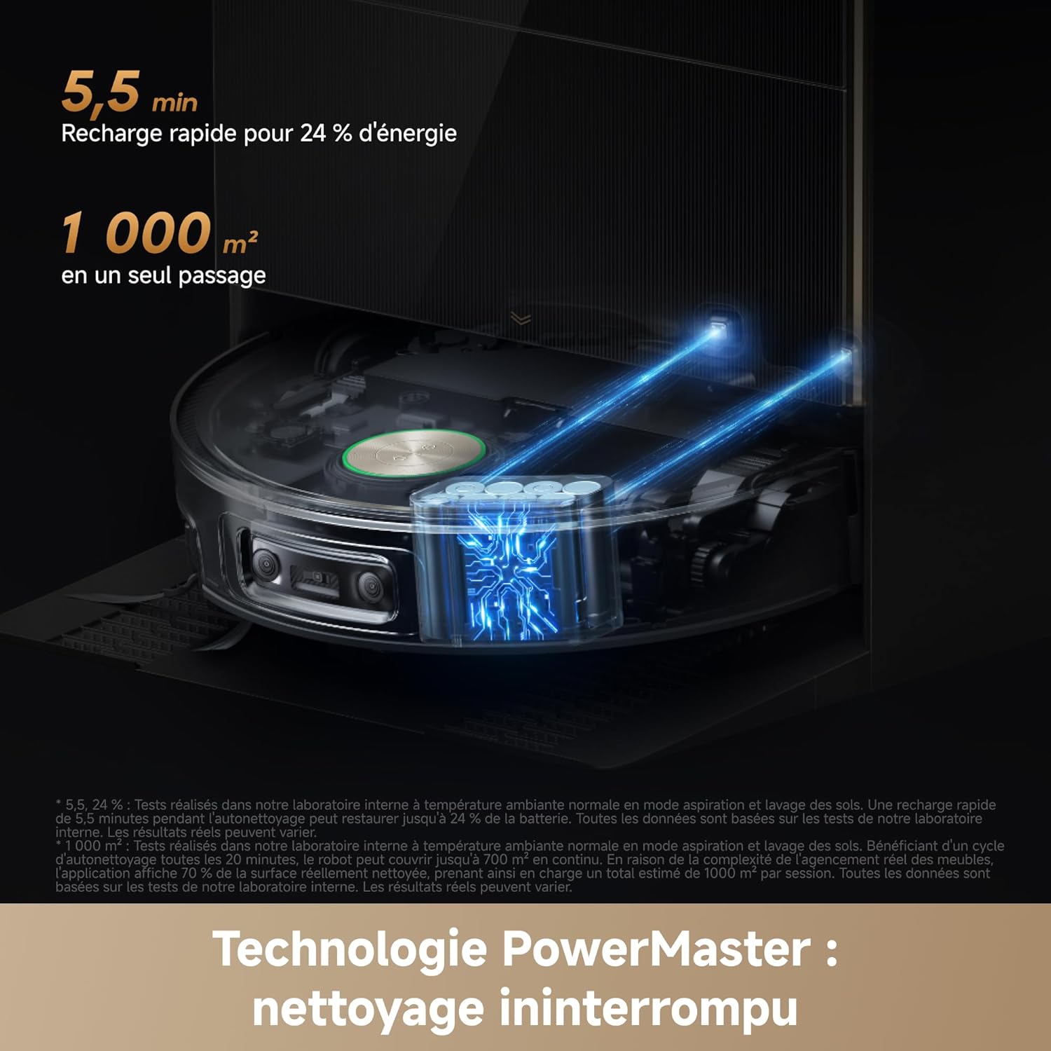 Dreame X60 Pro Ultra Complete, Robot Aspirateur et Laveur, 42 000 Pa, UltraExtend à 2 Bras - Image 8
