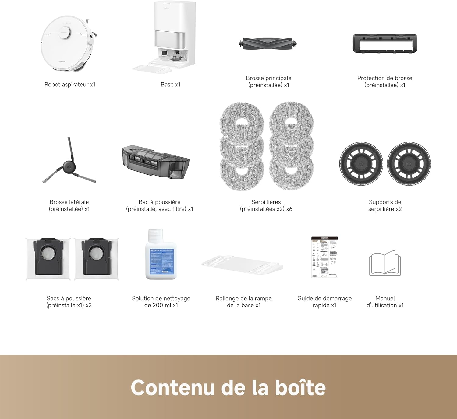 dreame L10s Ultra Gen 3 Kit Robot Aspirateur Laveur, Brosse Latérale Rétractable à Levage - Image 14
