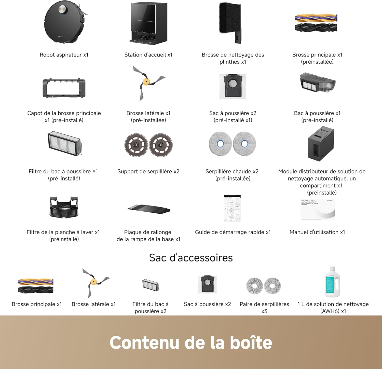 Dreame X60 Pro Ultra Complete, Robot Aspirateur et Laveur, 42 000 Pa, UltraExtend à 2 Bras - Image 15