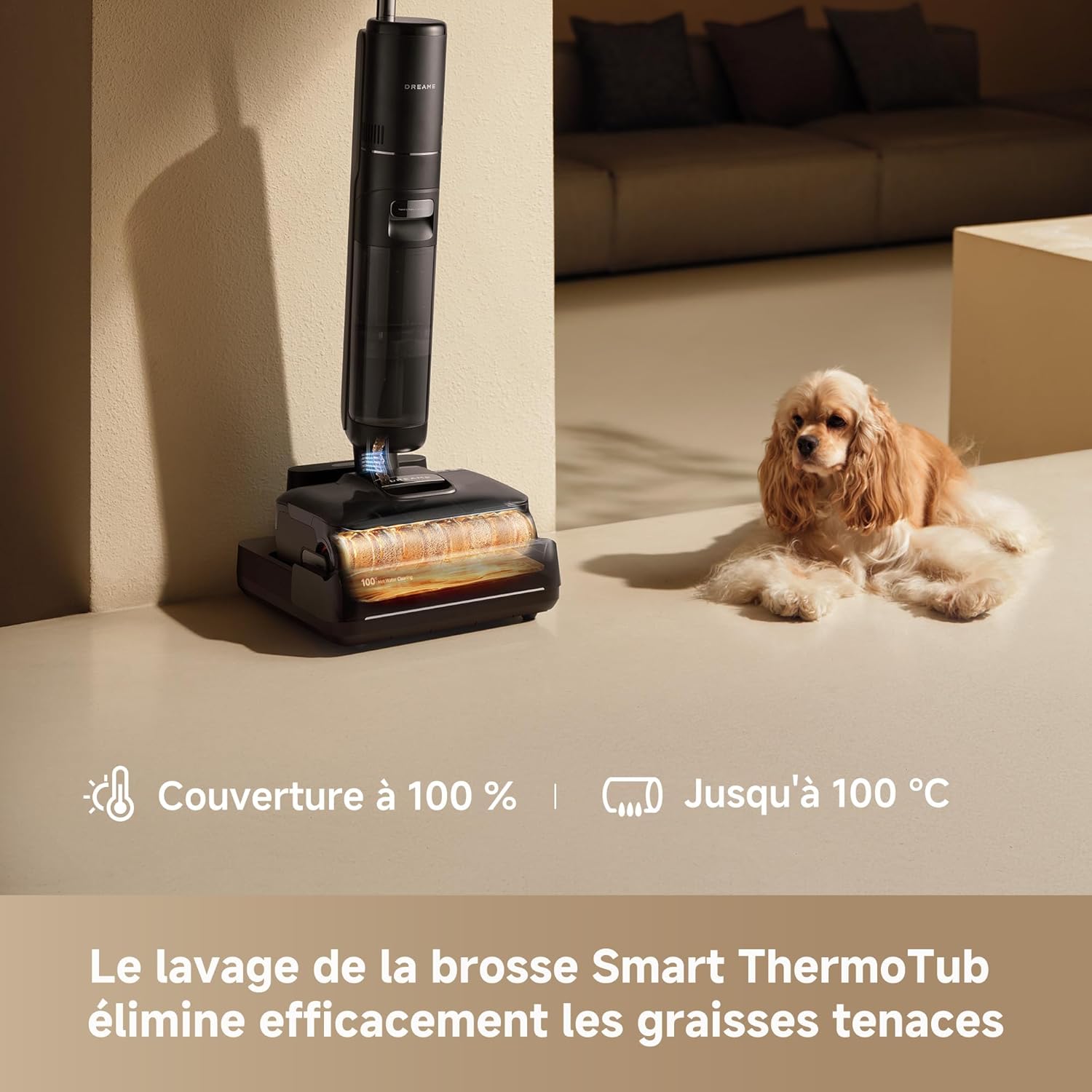 Dreame H15 Pro FoamWash Aspirateur Laveur, Nettoyage Ciblé - Image 4