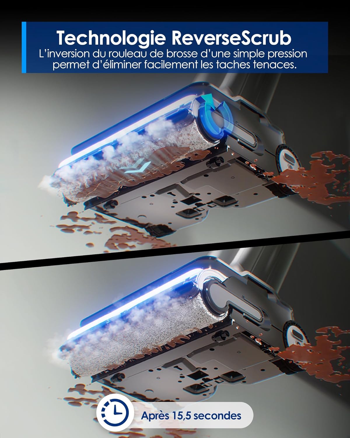Tineco S9 Artist Steam Pro Nettoyeur Vapeur sans Fil Intelligent, HyperSteam 160℃ - Image 4