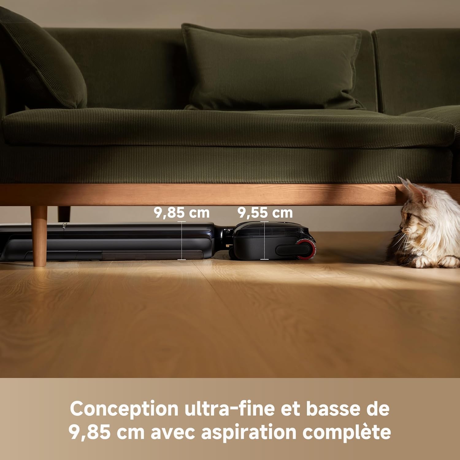 DREAME T12 Pro Aspirateur laveur, Ultra-Fin, 25 000Pa, 60Min - Image 2