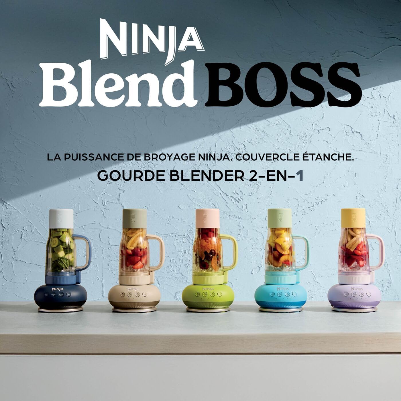 Ninja Blender portable BlendBoss avec gourde 1200W DB351EUCY - Image 5