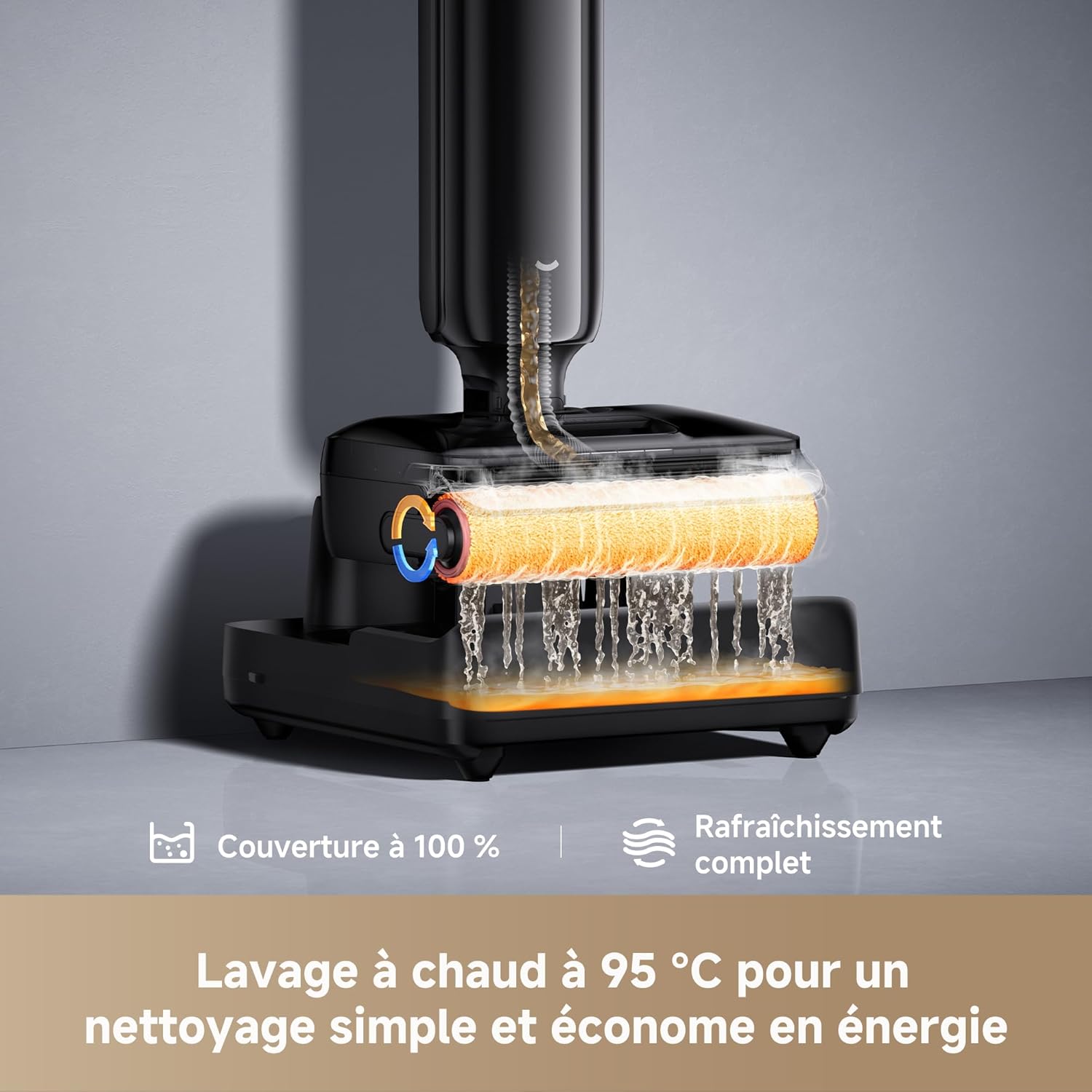 DREAME T12 Pro Aspirateur laveur, Ultra-Fin, 25 000Pa, 60Min - Image 3