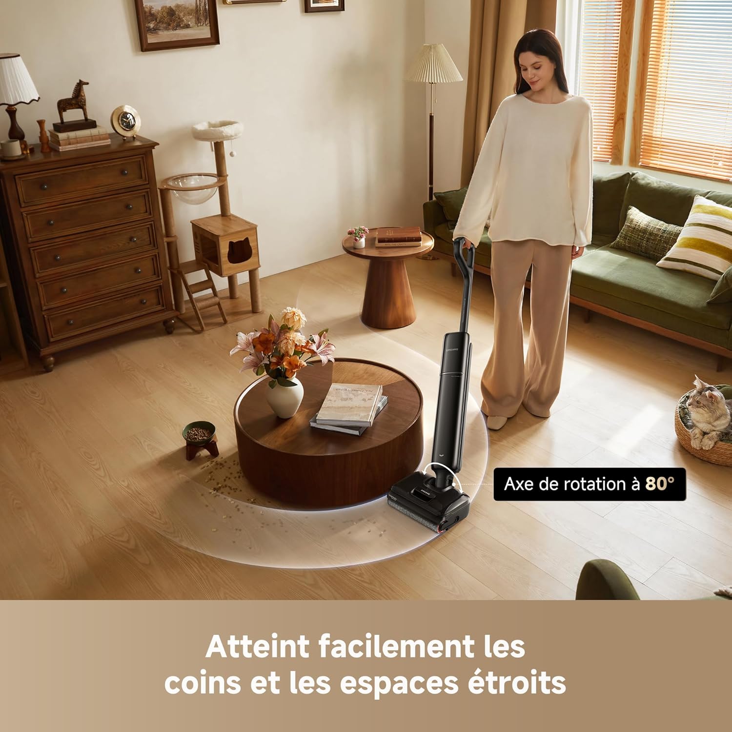 DREAME T12 Pro Aspirateur laveur, Ultra-Fin, 25 000Pa, 60Min - Image 11