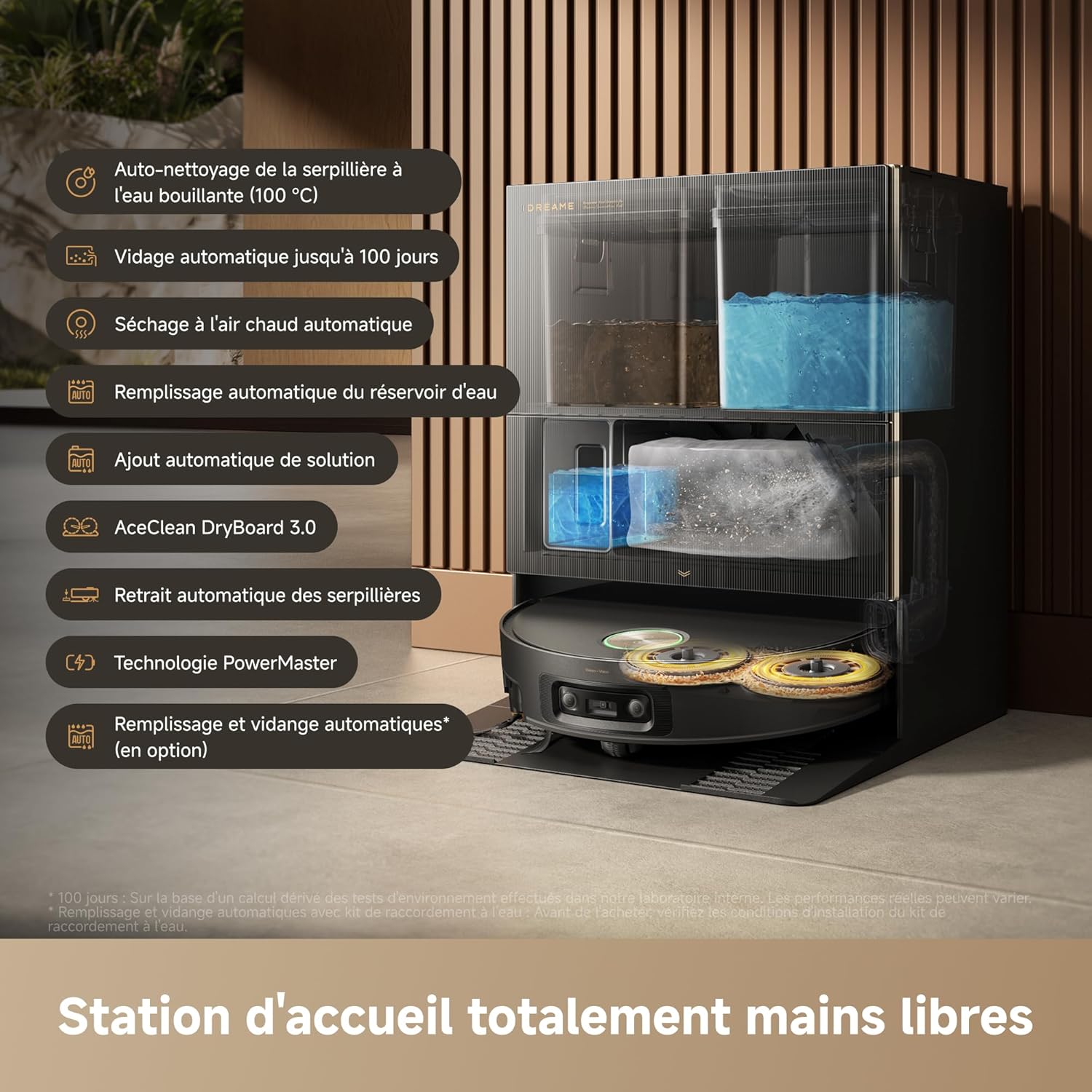Dreame X60 Pro Ultra Complete, Robot Aspirateur et Laveur, 42 000 Pa, UltraExtend à 2 Bras - Image 7