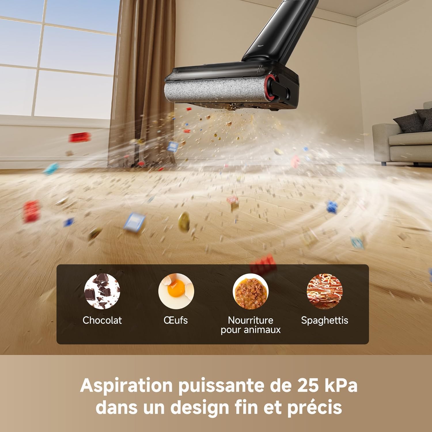 DREAME T12 Pro Aspirateur laveur, Ultra-Fin, 25 000Pa, 60Min - Image 7