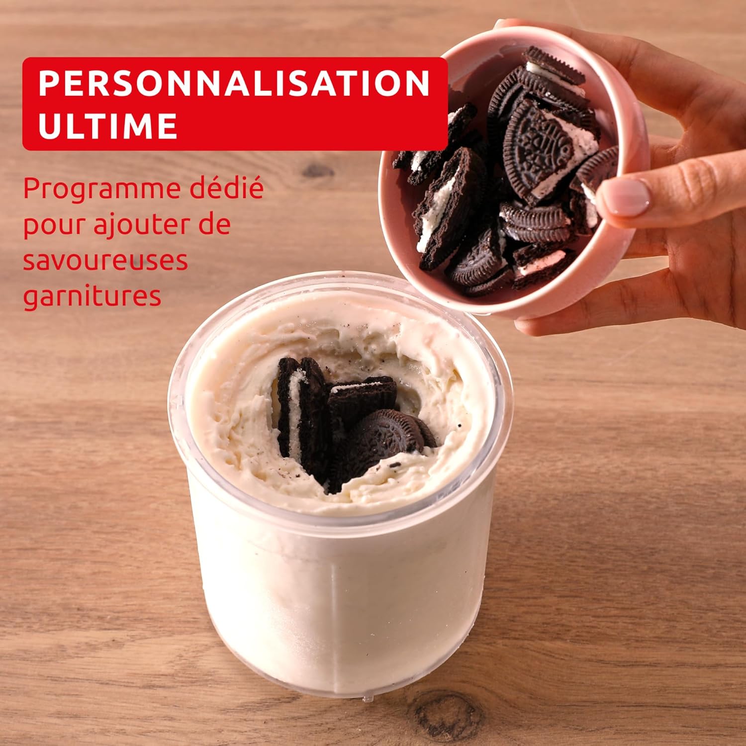 Moulinex Dolci, Machine à glaces, 10programmes, 3 bols, 1,4 L, MJ604AF0 ( 7 million 7000 DA ) - Image 6