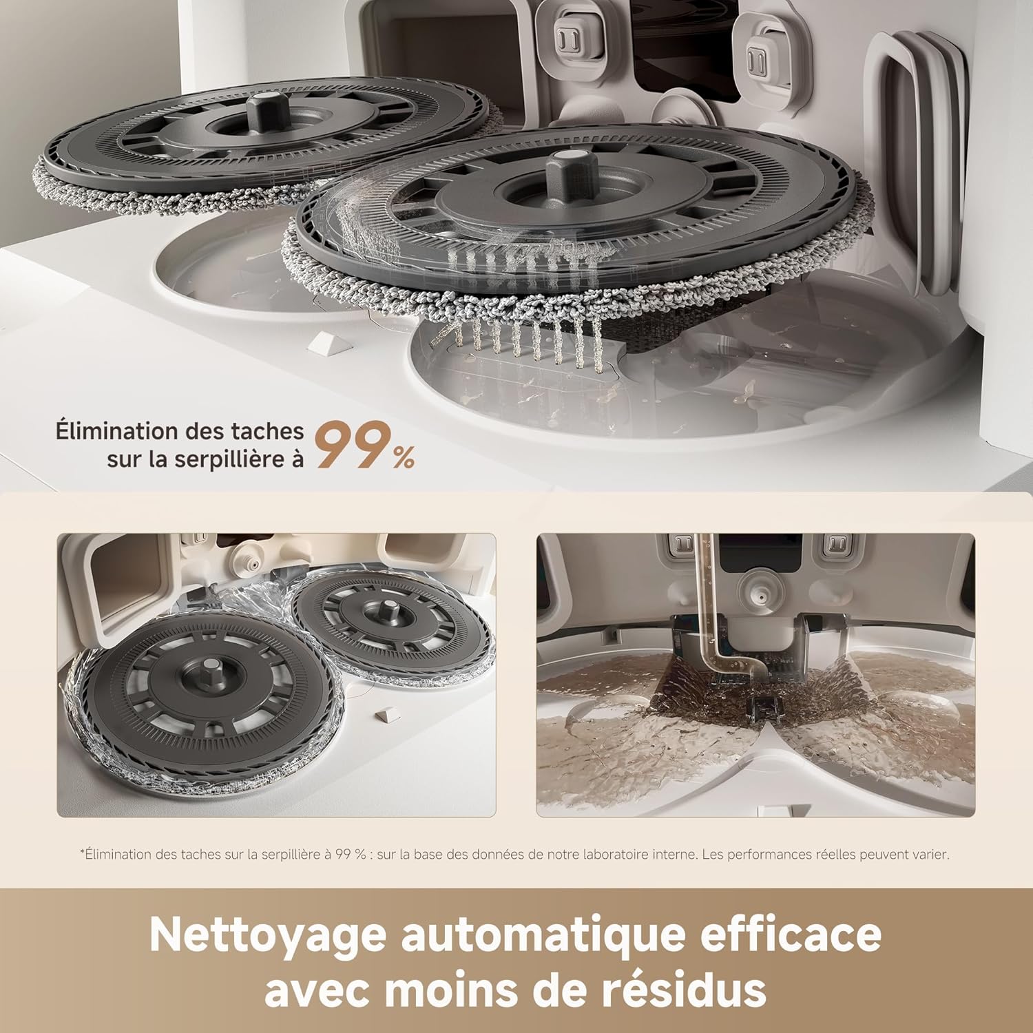 dreame L10s Ultra Gen 3 Kit Robot Aspirateur Laveur, Brosse Latérale Rétractable à Levage - Image 11