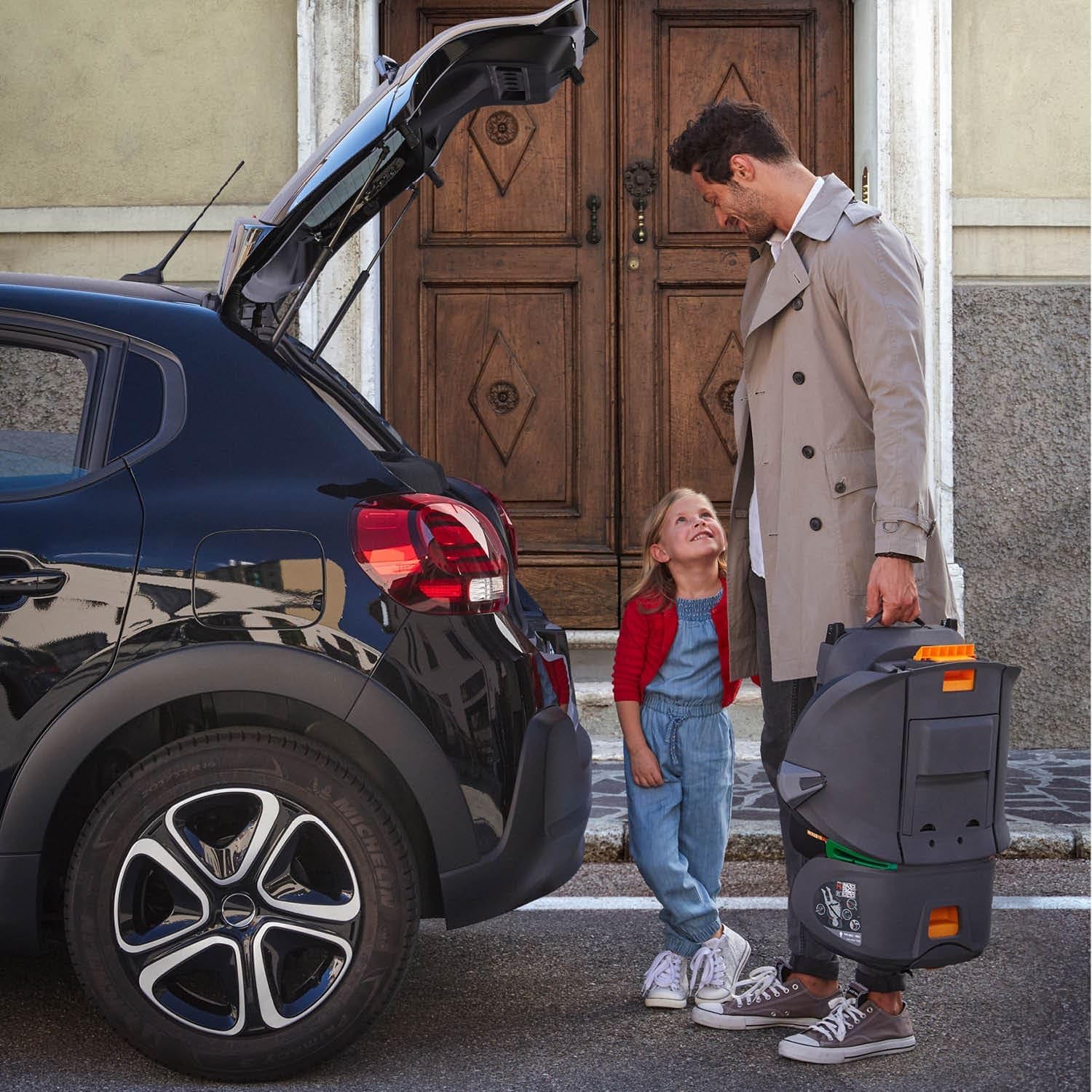 Chicco Siège auto Fold&Go I-Size 15-36 kg avec connecteurs rigides ISOFIX, groupe 2/3 pour enfants 3-12 ans - Image 3