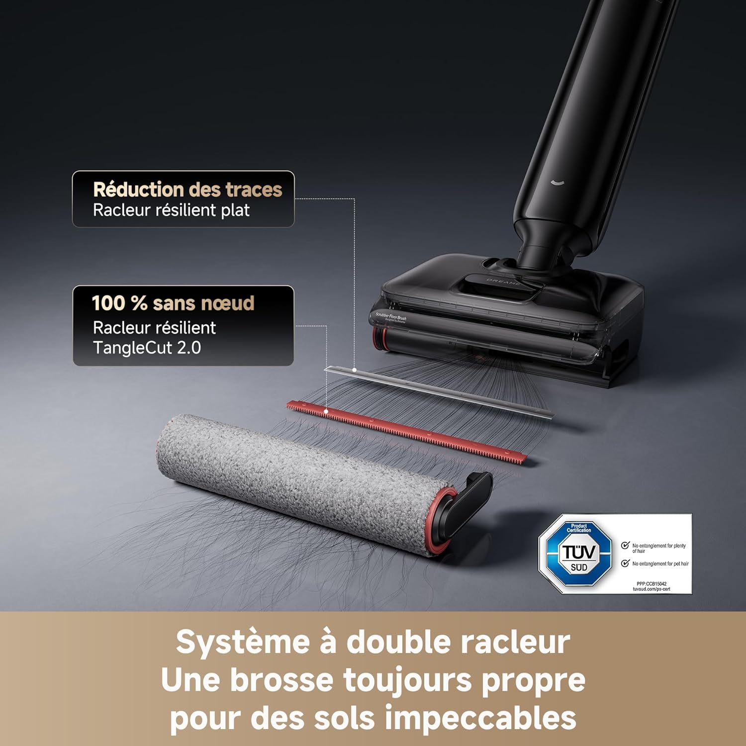 DREAME T12 Pro Aspirateur laveur, Ultra-Fin, 25 000Pa, 60Min - Image 8