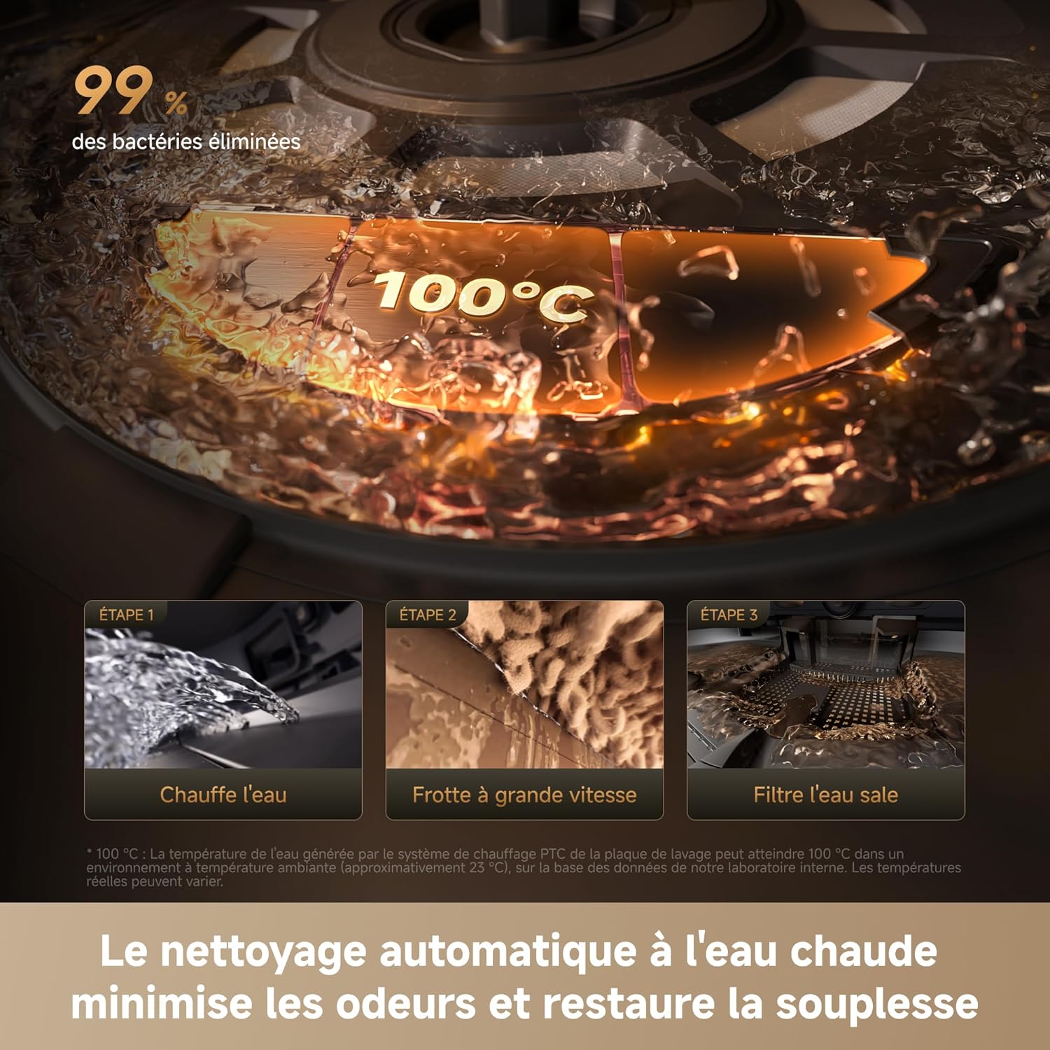 Dreame X60 Pro Ultra Complete, Robot Aspirateur et Laveur, 42 000 Pa, UltraExtend à 2 Bras - Image 12