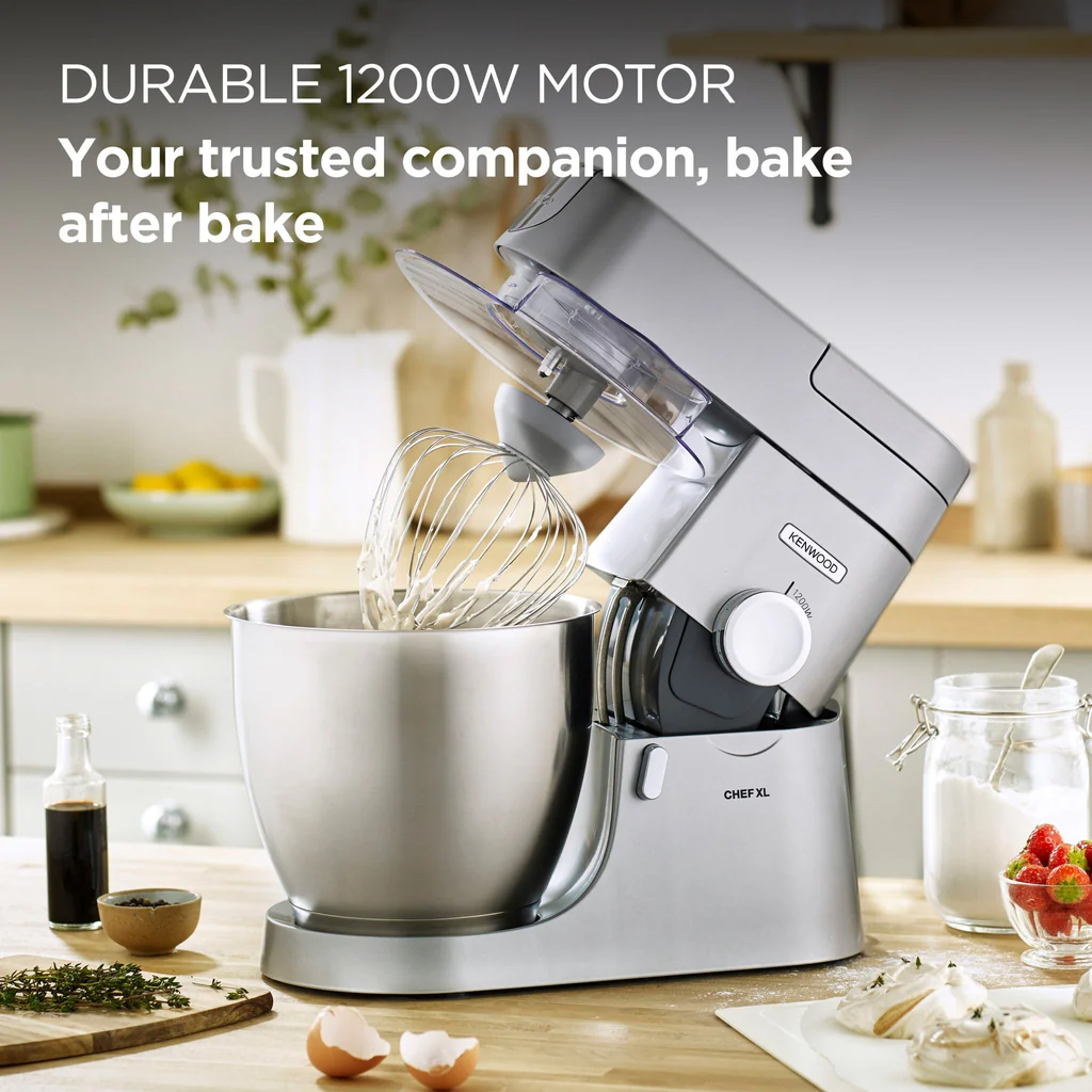 KENWOOD Robot pâtissier Chef XL - Bol inox 6,7 L - Kit pâtisserie et blender inclus - KVL4110S - Image 3