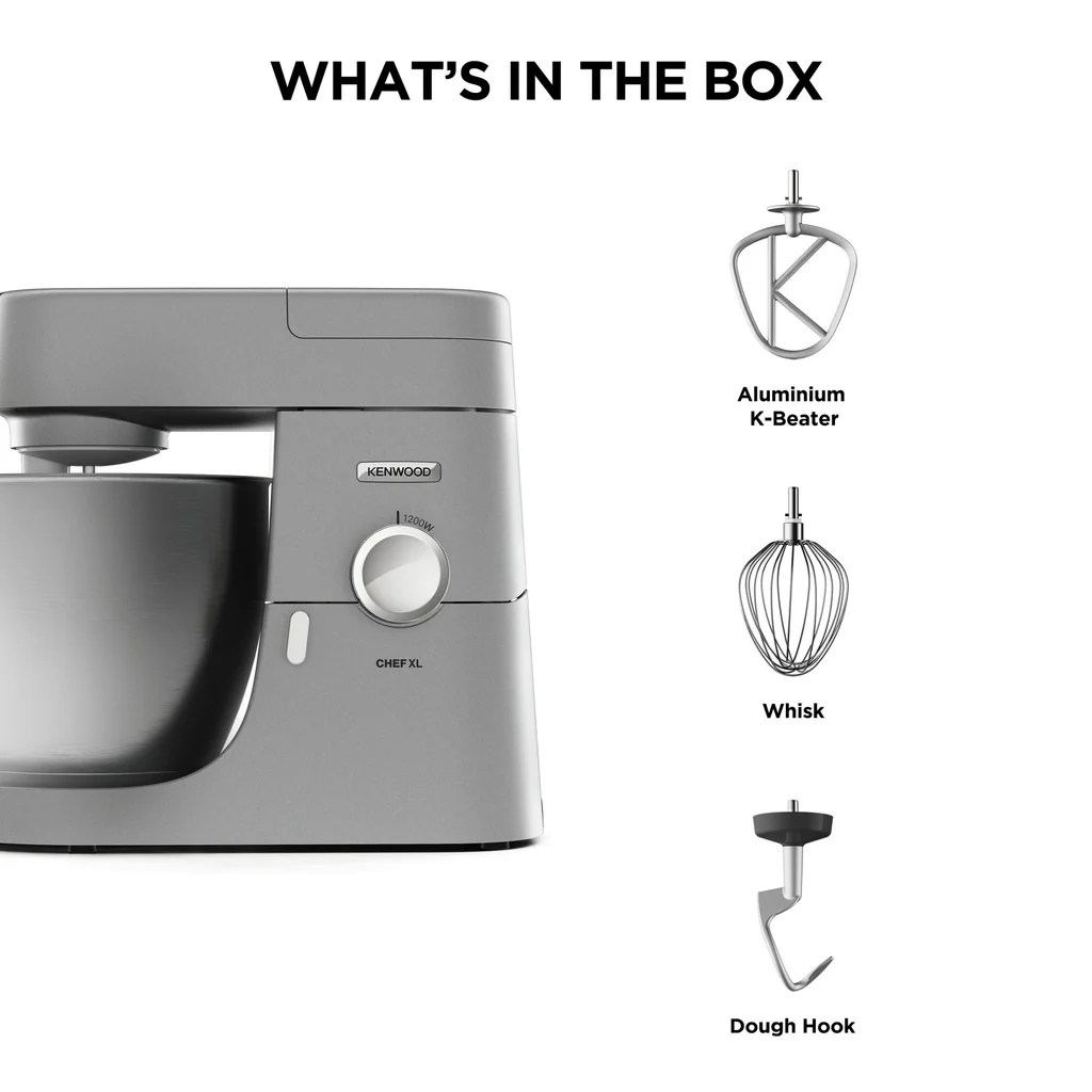 KENWOOD Robot pâtissier Chef XL - Bol inox 6,7 L - Kit pâtisserie et blender inclus - KVL4110S - Image 9