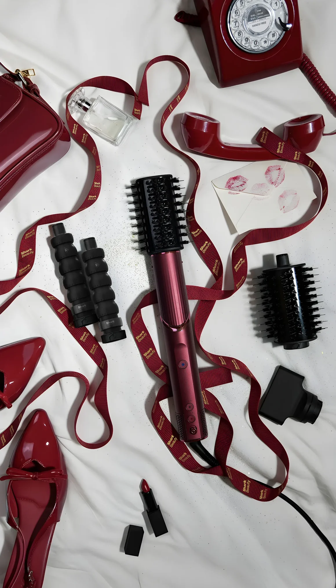 Shark FlexStyle Styler & Sèche-Cheveux 5-en-1- Cerise Noire HD456CREU - Image 3