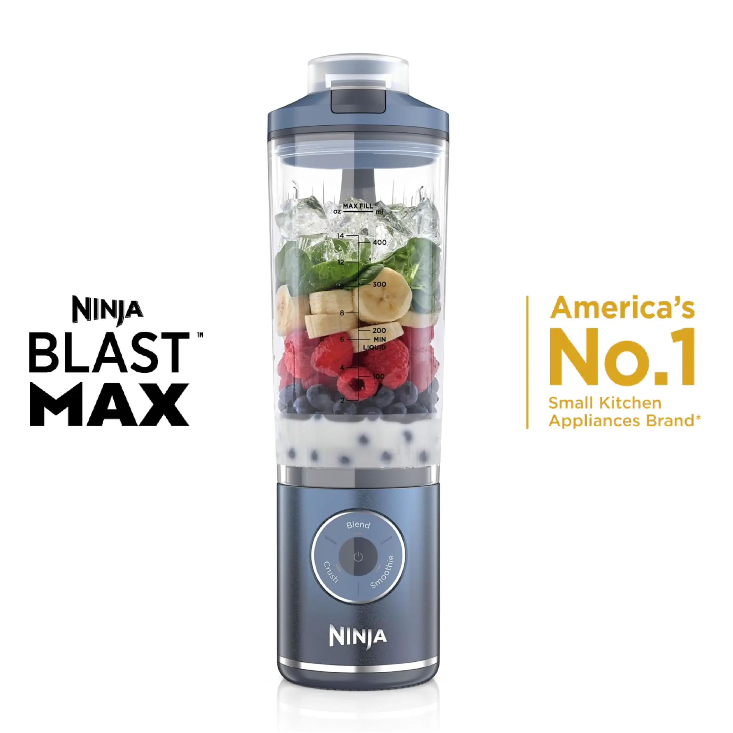 Ninja Blast Max mixeur portable, 570 ml, Rechargeable BC251EUNV - Image 5