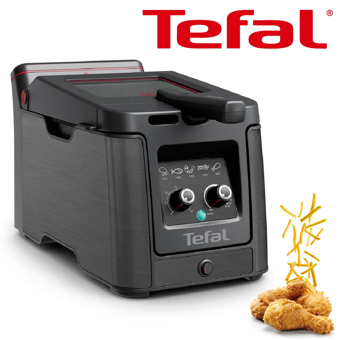 Tefal Clear Duo Friteuse bain d’huile -FR600D10