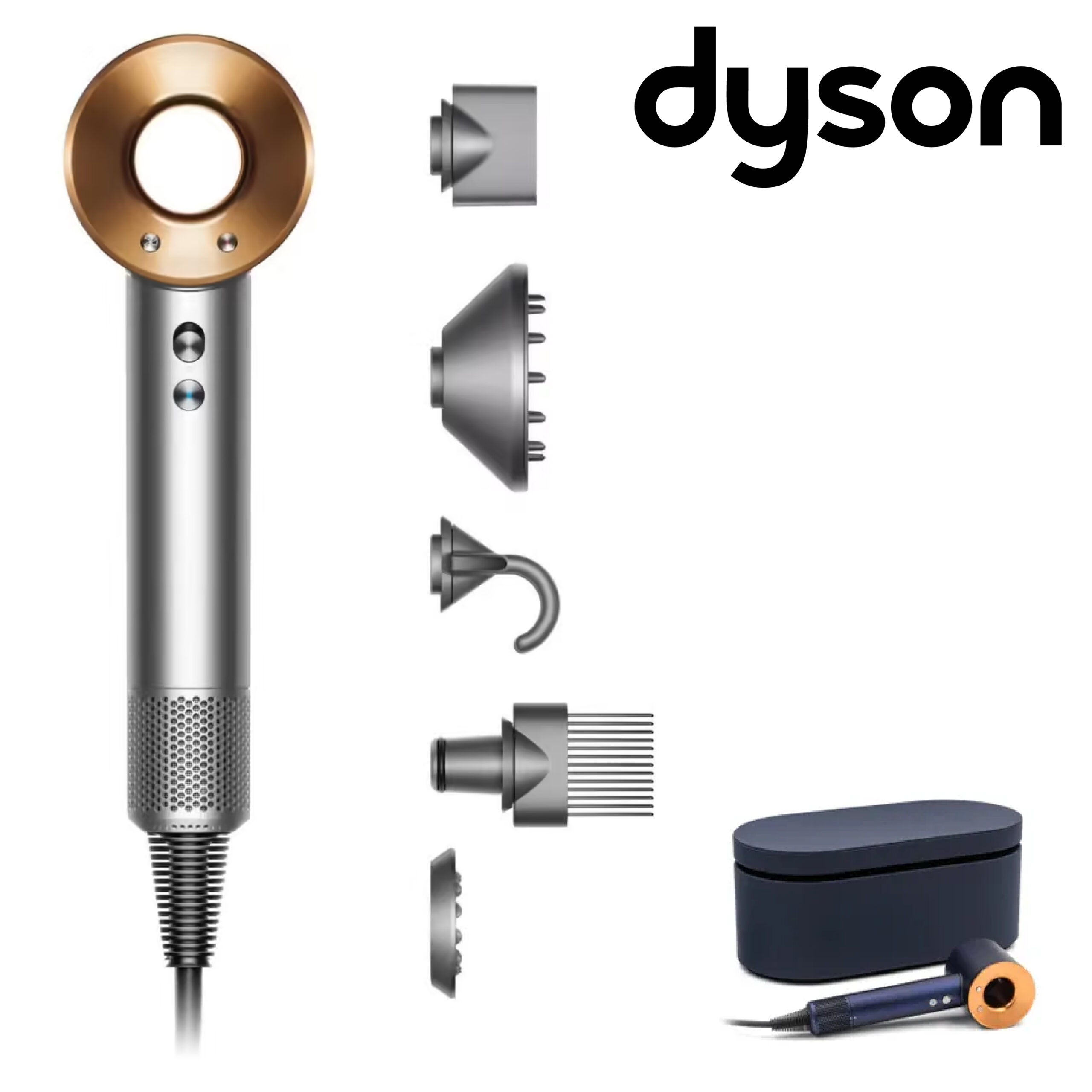 Dyson Sèche cheveux Supersonic Nickel/Cuivré HD07