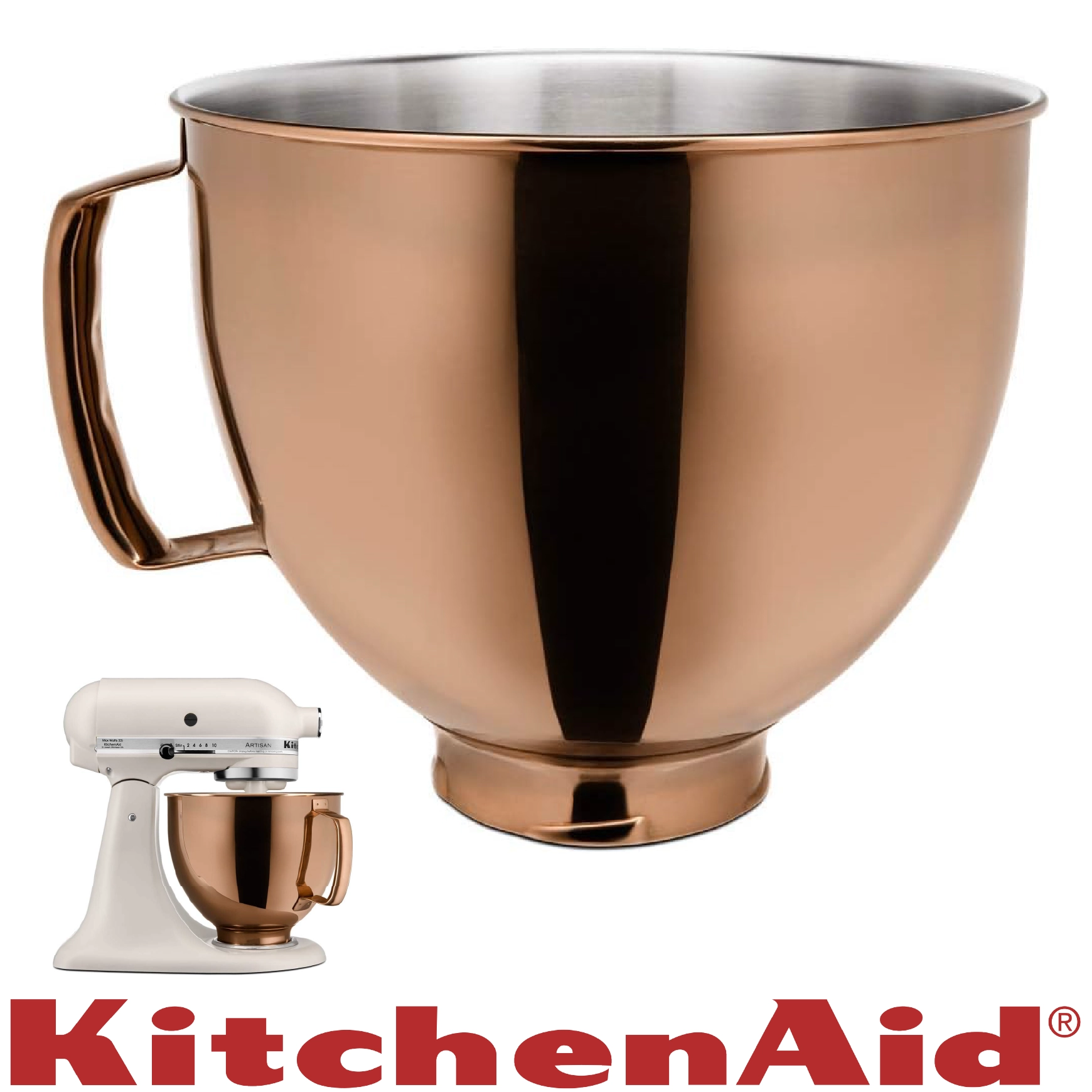 KitchenAid BOL MÉLANGEUR 4,8 L RADIANT COPPER 5KSM5SSBRC