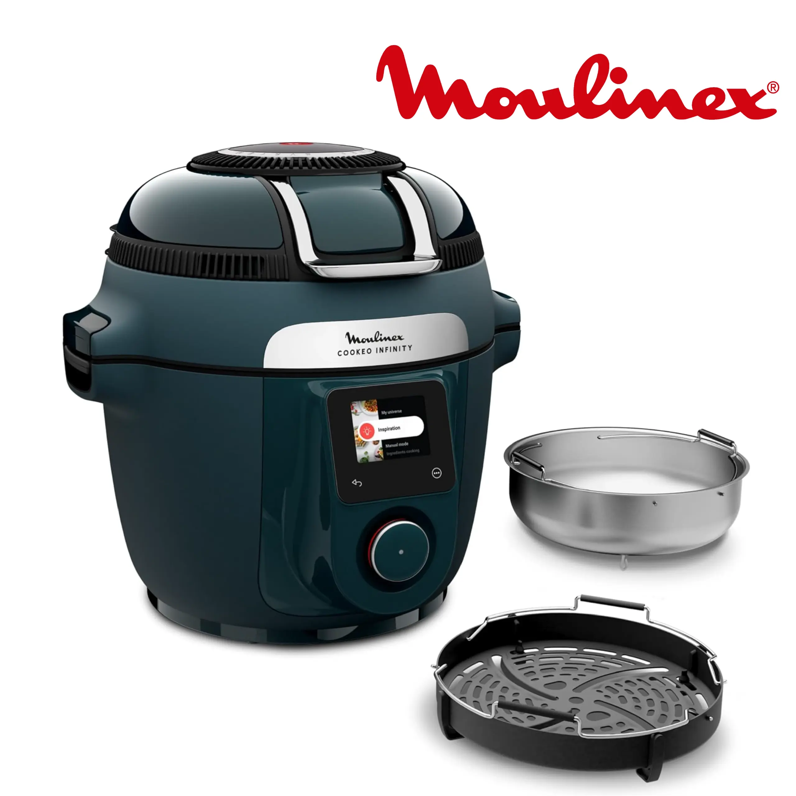 Moulinex Cookeo Infinity, Air fryer + multicuiseur sous pression, Sans pale de mélange, 17 programmes, CE97GUF0 - Image 8