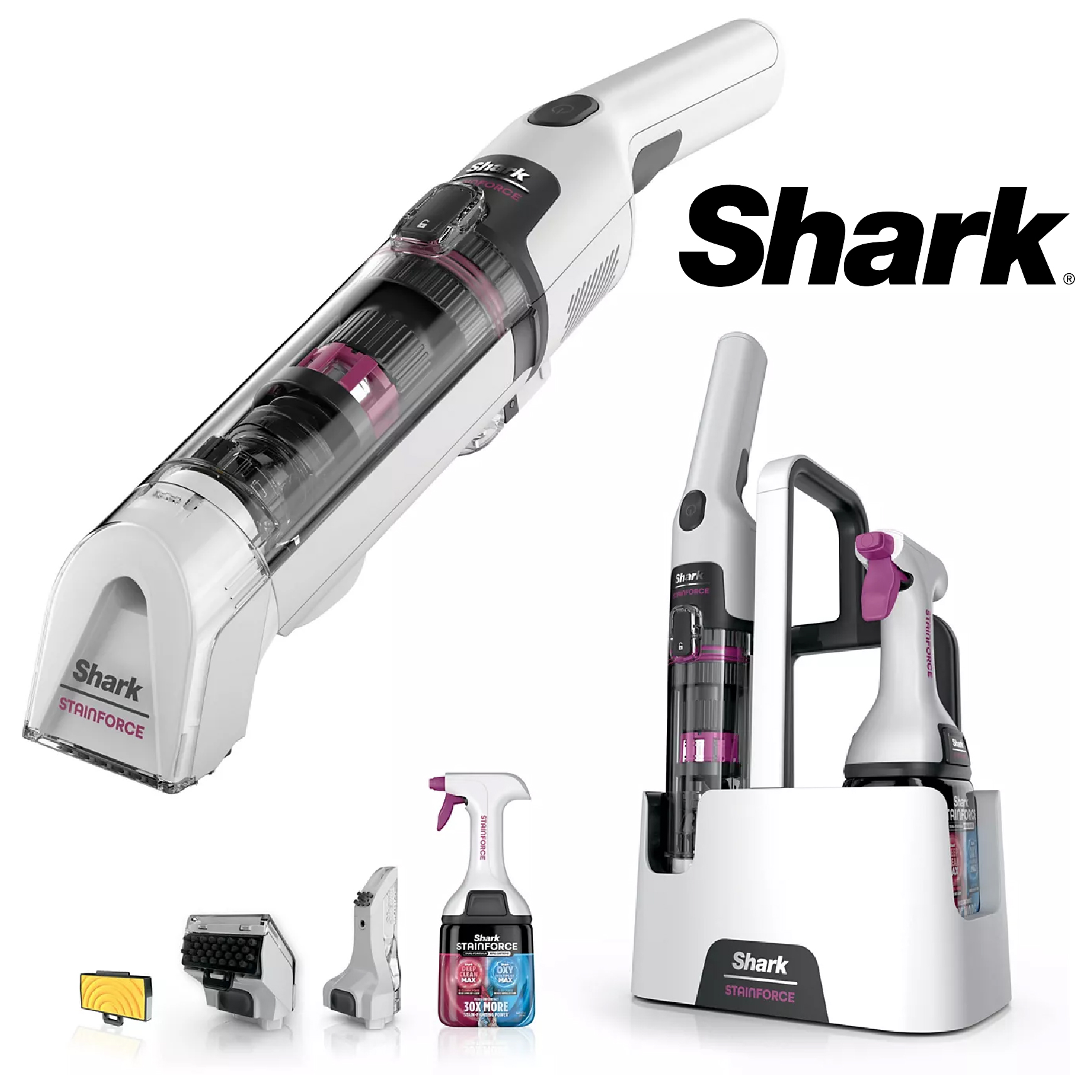 SHARK Nettoyeur Détacheur StainForce HX100EUT