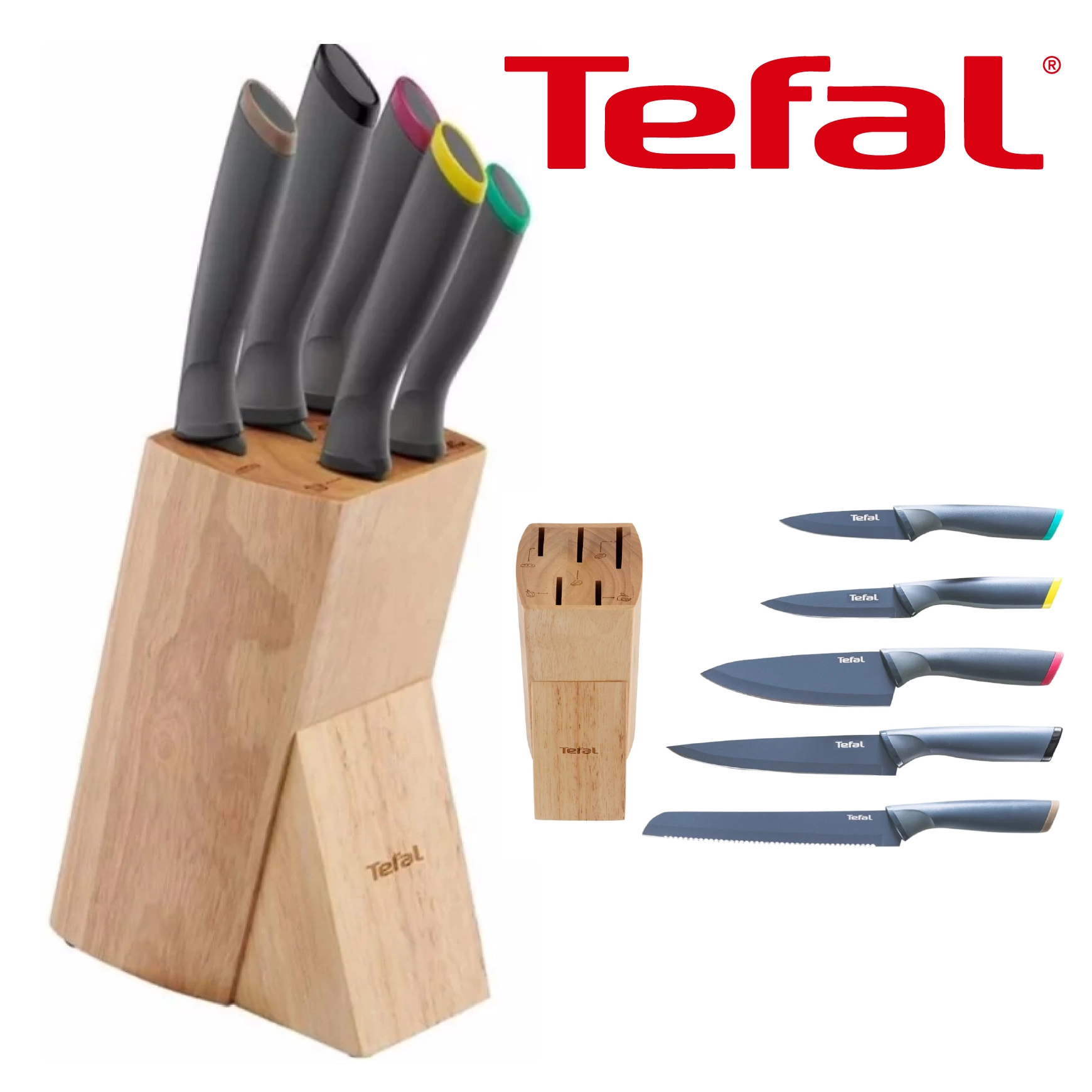 Tefal Set de Couteaux Fresh Kitchen – K122S504