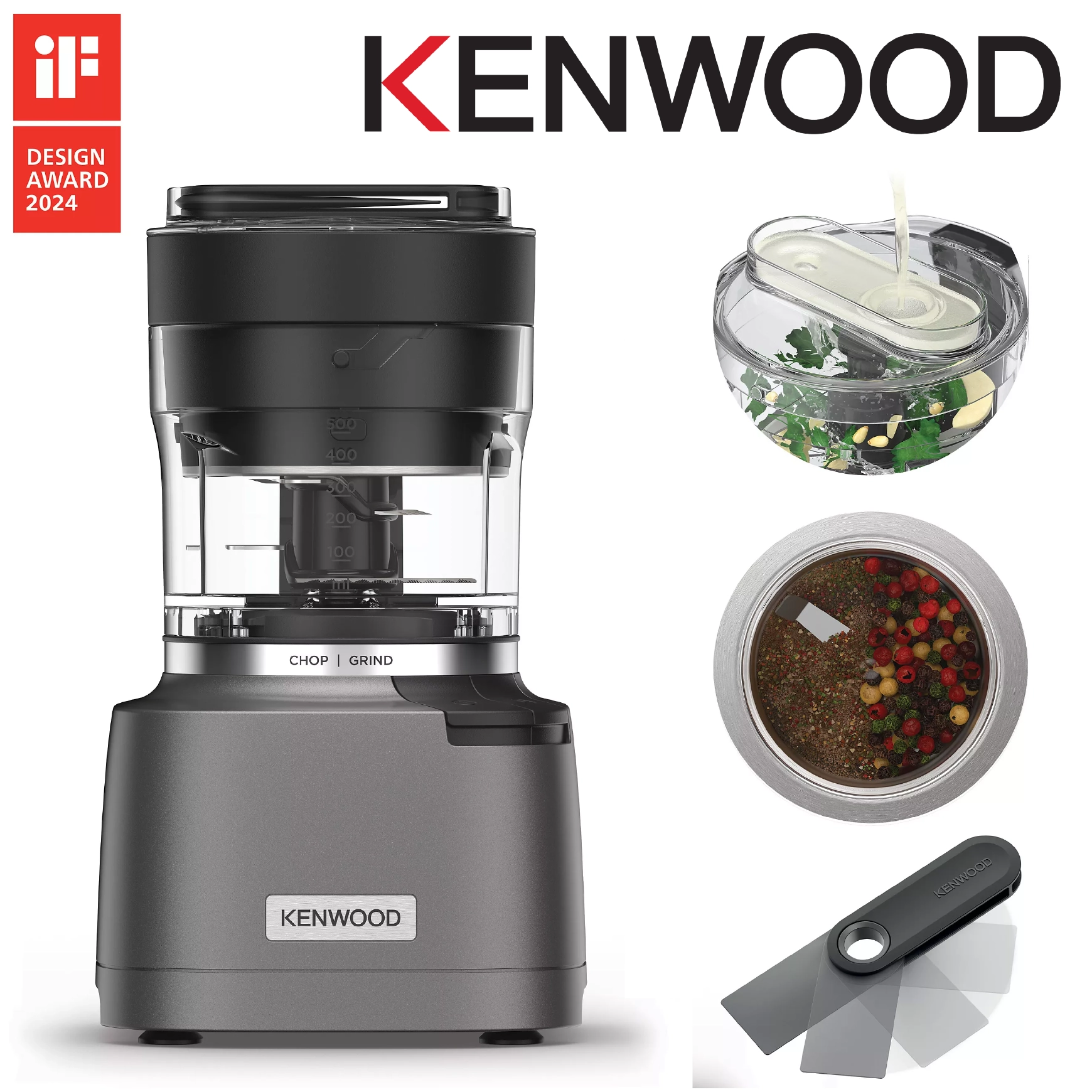 Kenwood Mini Hachoir 2-in-1 CHP80.000SI