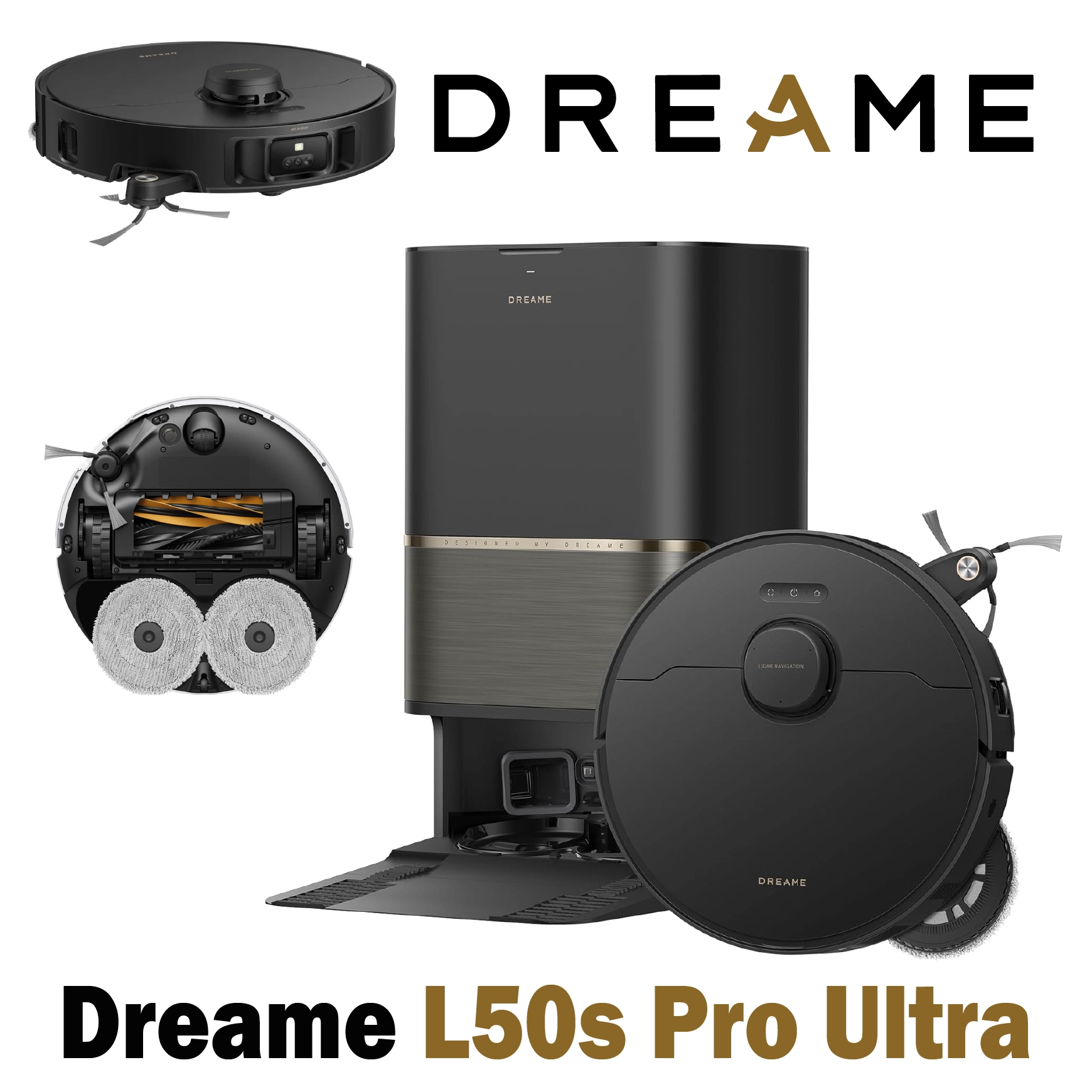 Dreame L50s Pro Ultra Robot aspirateur Laveur